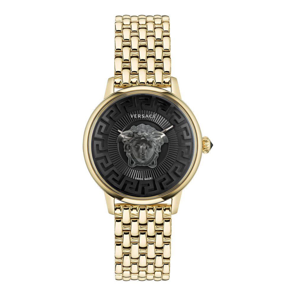 Versace Stainless Steel Dress Watch in Gold