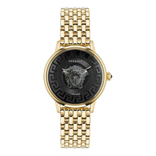 Versace Stainless Steel Dress Watch in Gold