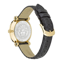 Versace Fur Dress Watch in Black