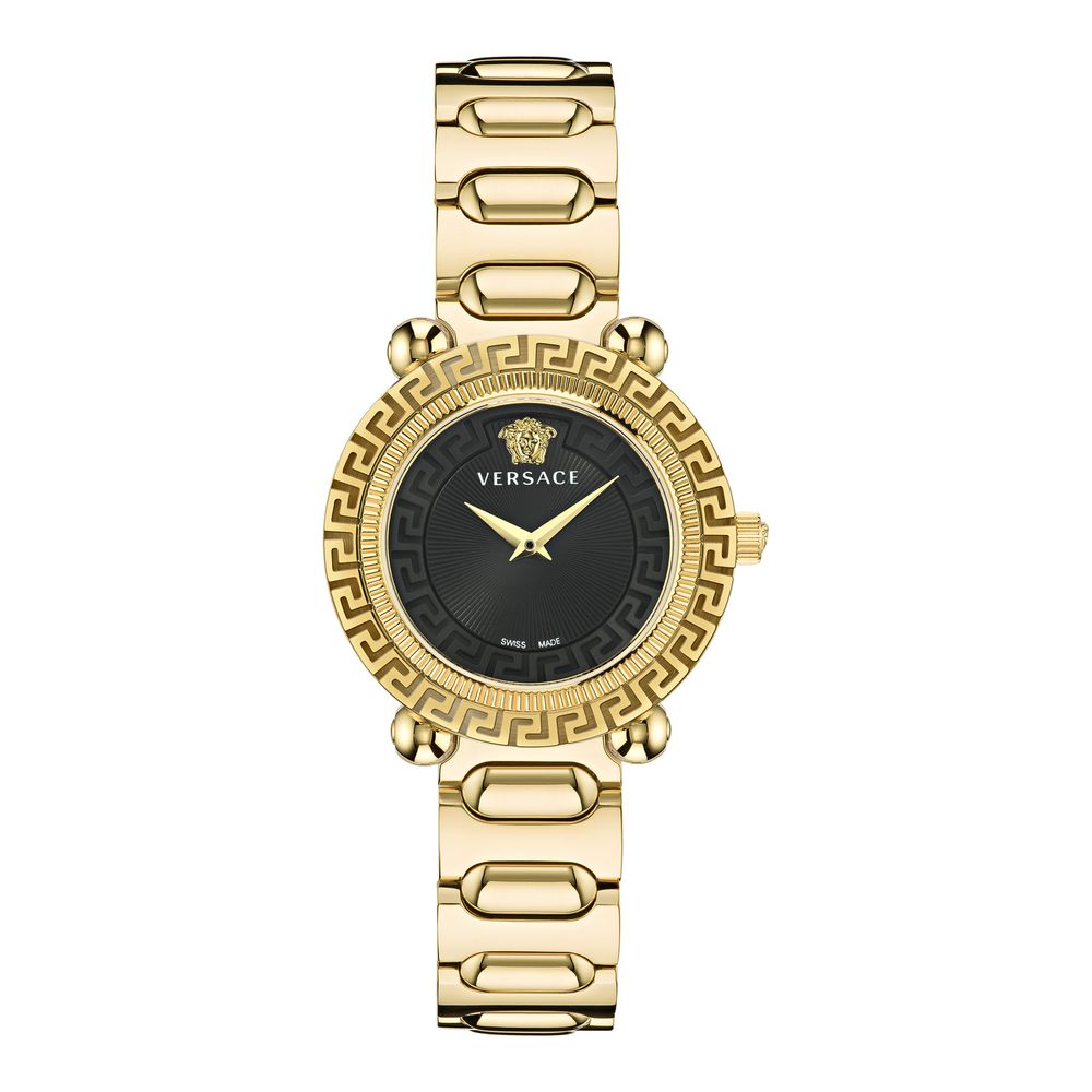 Versace Stainless Steel Dress Watch in Gold
