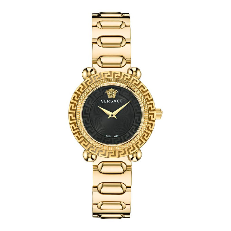 Versace Stainless Steel Dress Watch in Gold