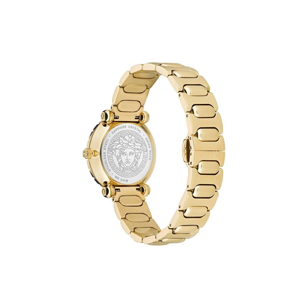 Versace Stainless Steel Dress Watch in Gold