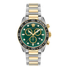 Montre habillée Versace en acier inoxydable grise