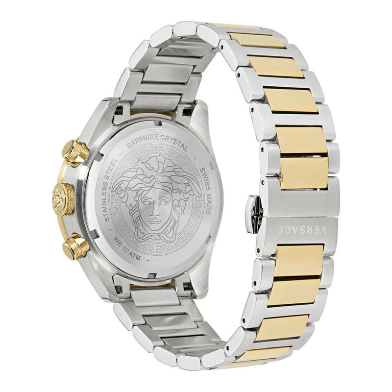 Versace Stainless Steel Dress Watch in Gray
