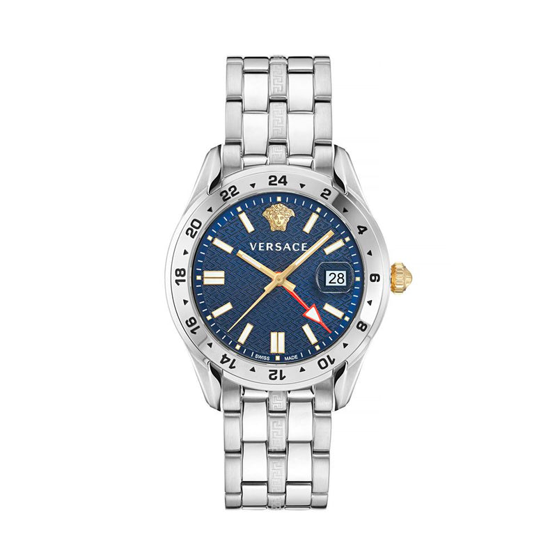 Versace Stainless Steel Dress Watch in Gray