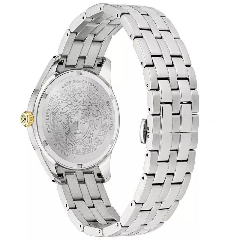 Versace Stainless Steel Dress Watch in Gray