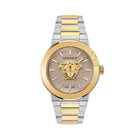 Montre habillée Versace en acier inoxydable doré
