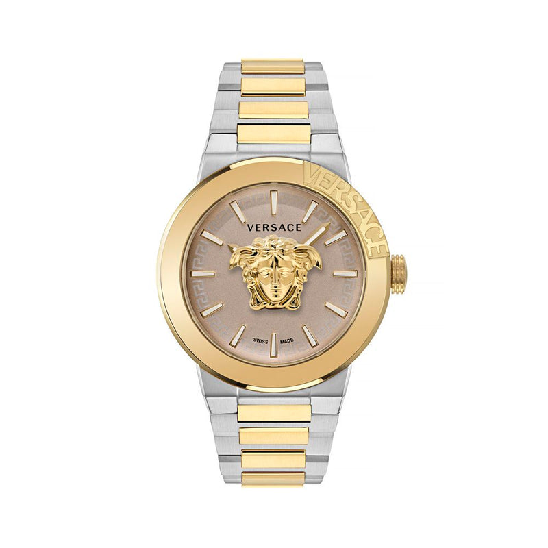 Versace Stainless Steel Dress Watch in Gold