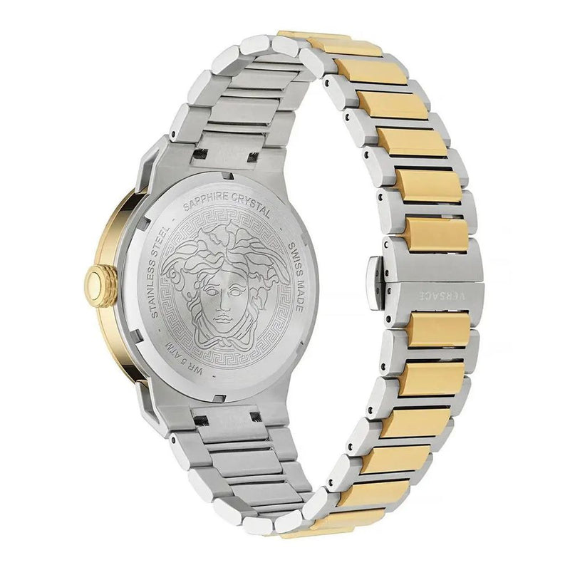 Versace Stainless Steel Dress Watch in Gold