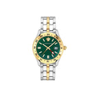 Montre habillée Versace en acier inoxydable, grise
