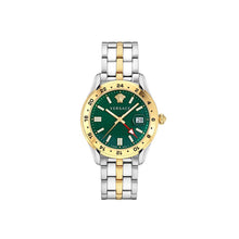 Montre habillée Versace en acier inoxydable, grise