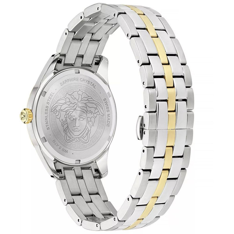 Versace Stainless Steel Dress Watch in Gray