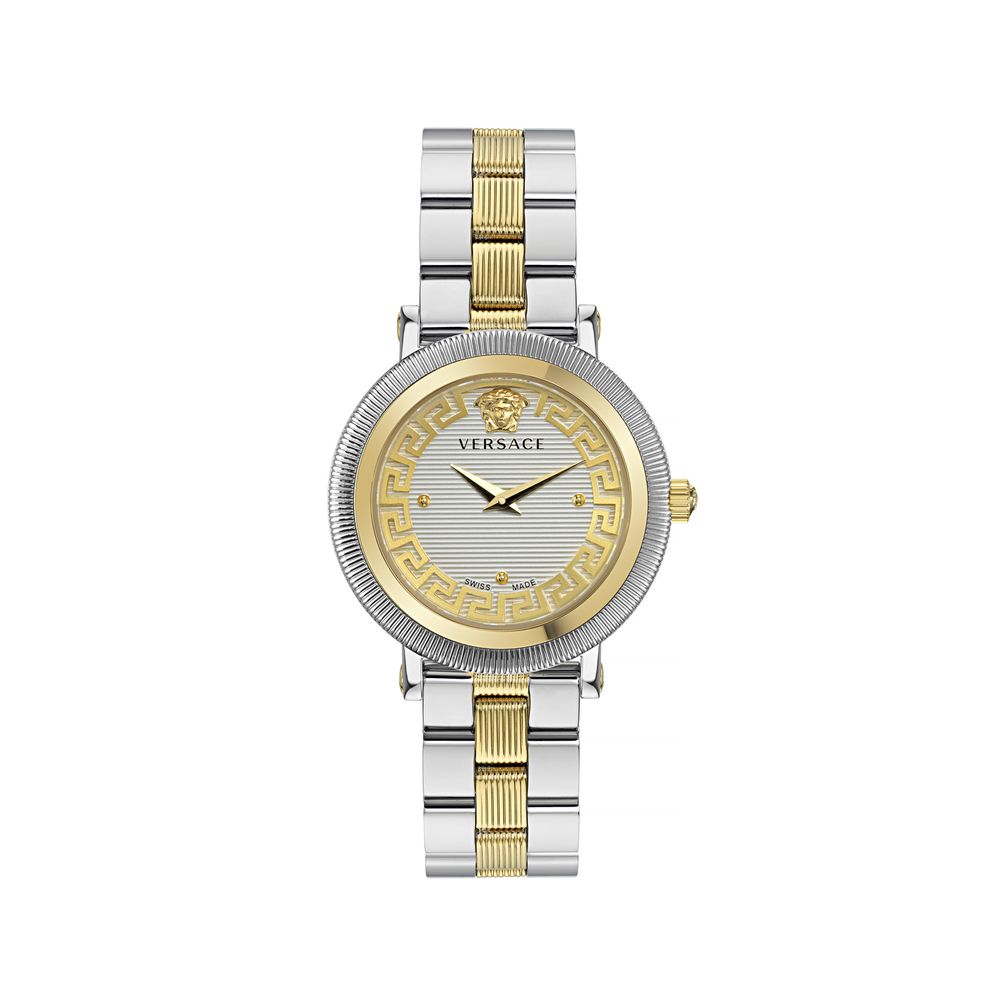 Versace Stainless Steel Dress Watch in Gray