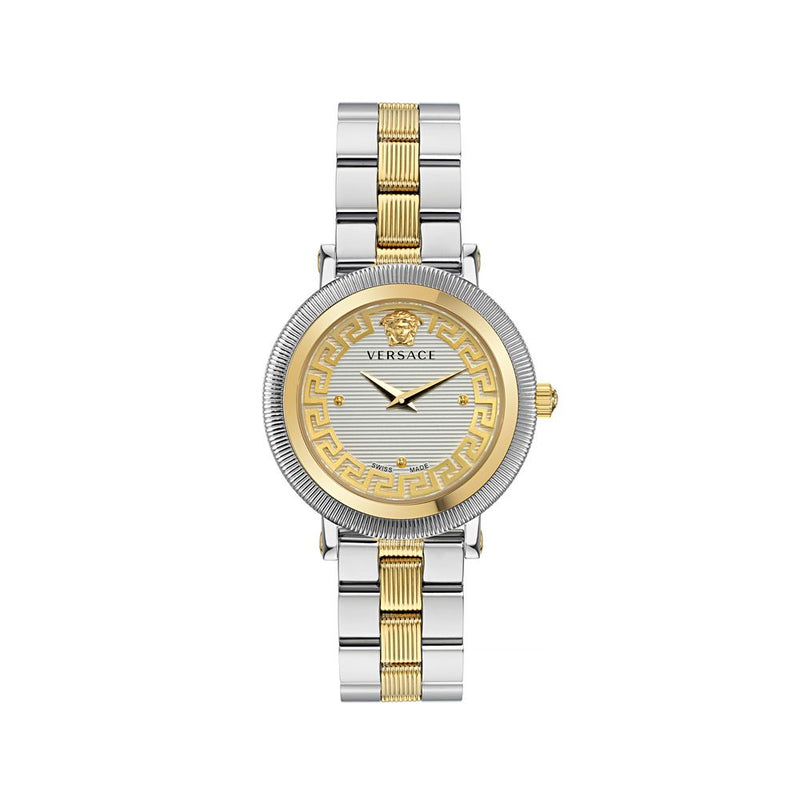 Versace Stainless Steel Dress Watch in Gray