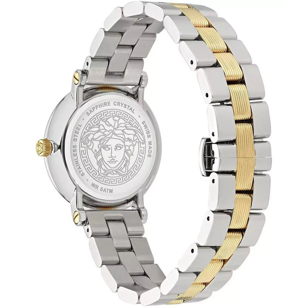 Versace Stainless Steel Dress Watch in Gray