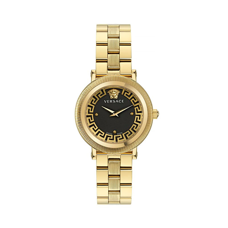 Versace Stainless Steel Dress Watch in Gold