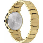 Montre habillée Versace en acier inoxydable, doré