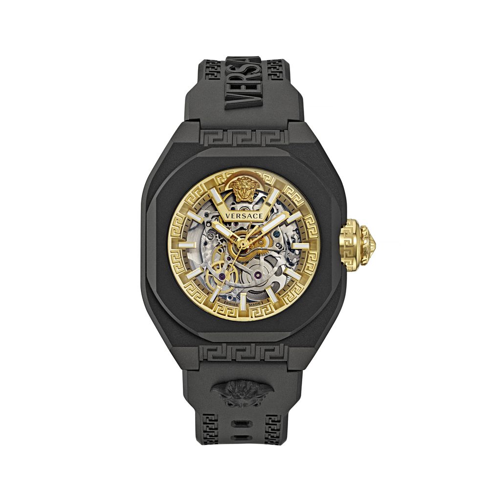 Montre bracelet Versace synthétique noire