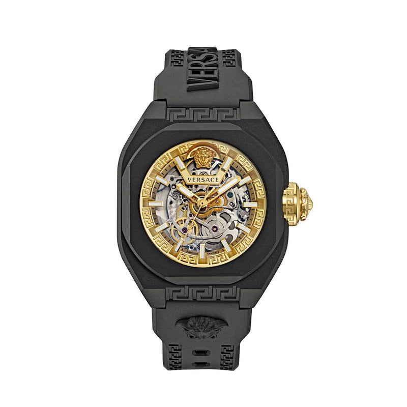 Versace Synthetic Bracelet Watch in Black