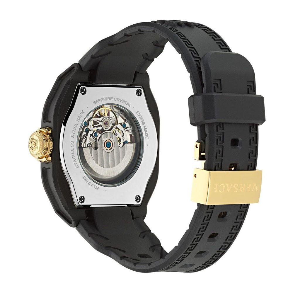 Montre bracelet Versace synthétique noire