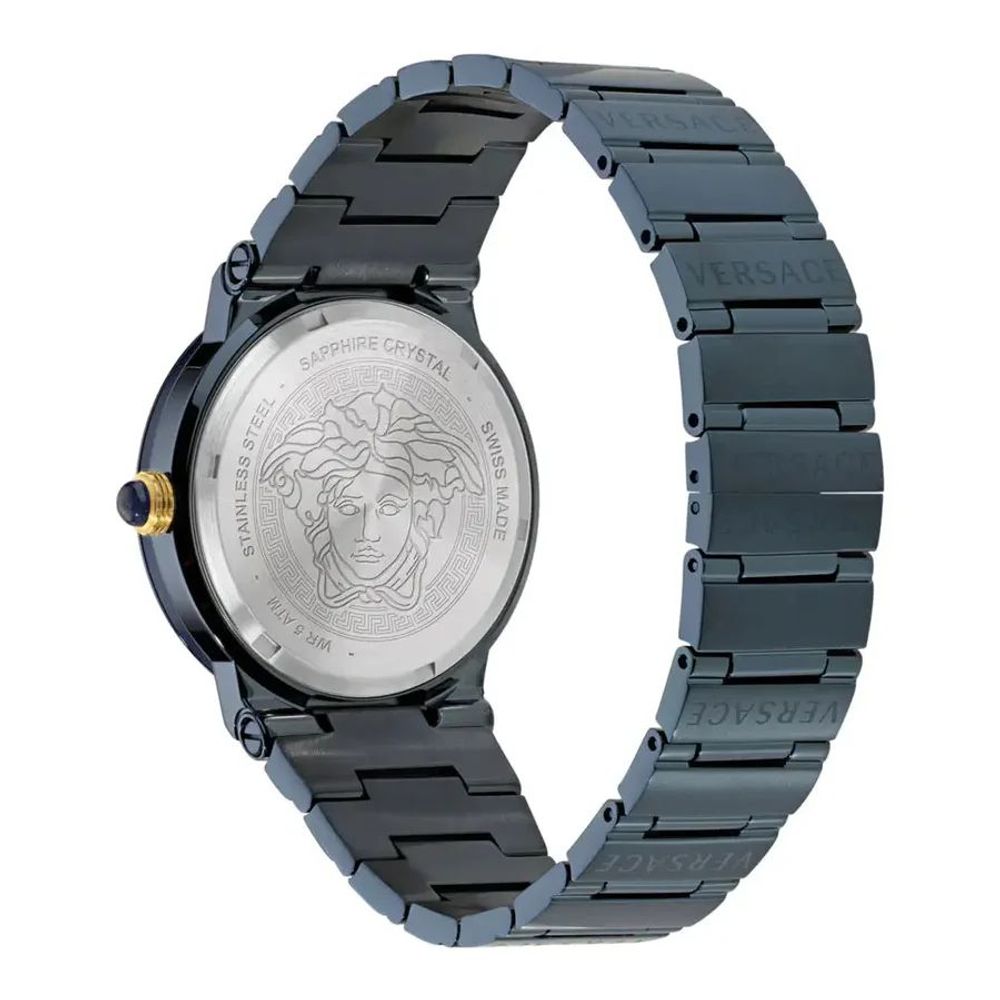 Versace Stainless Steel Dress Watch in Blue