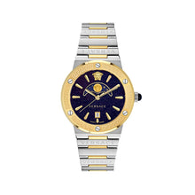 Montre habillée Versace en acier inoxydable grise