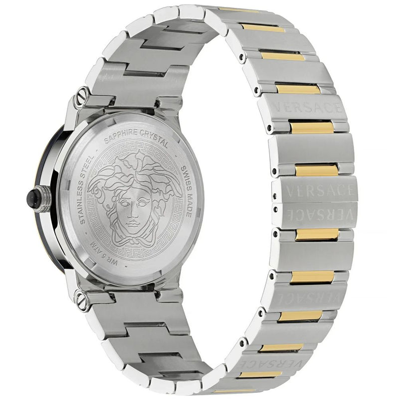 Versace Stainless Steel Dress Watch in Gray