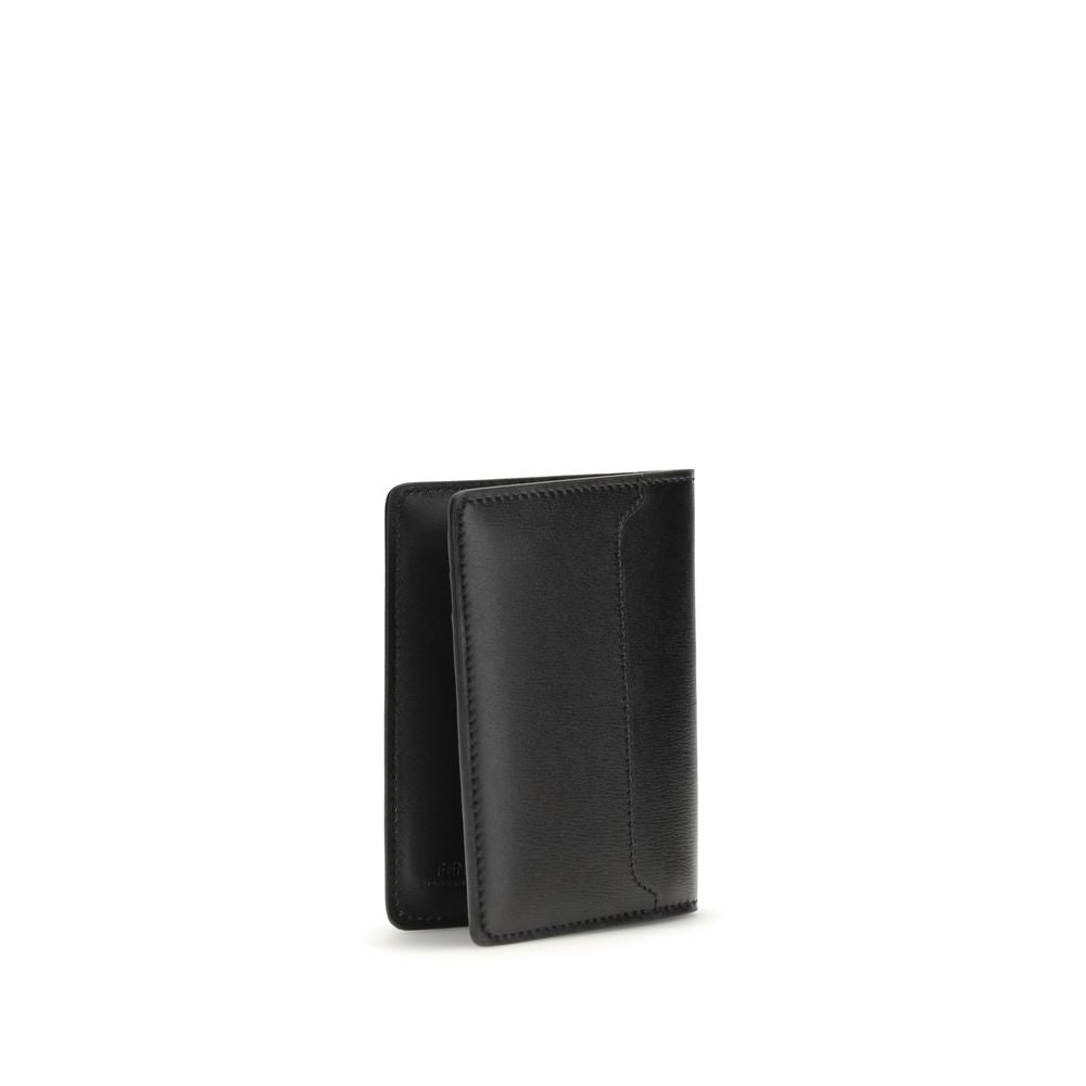 Fendi Calf Leather Bos Taurus Wallet in Black
