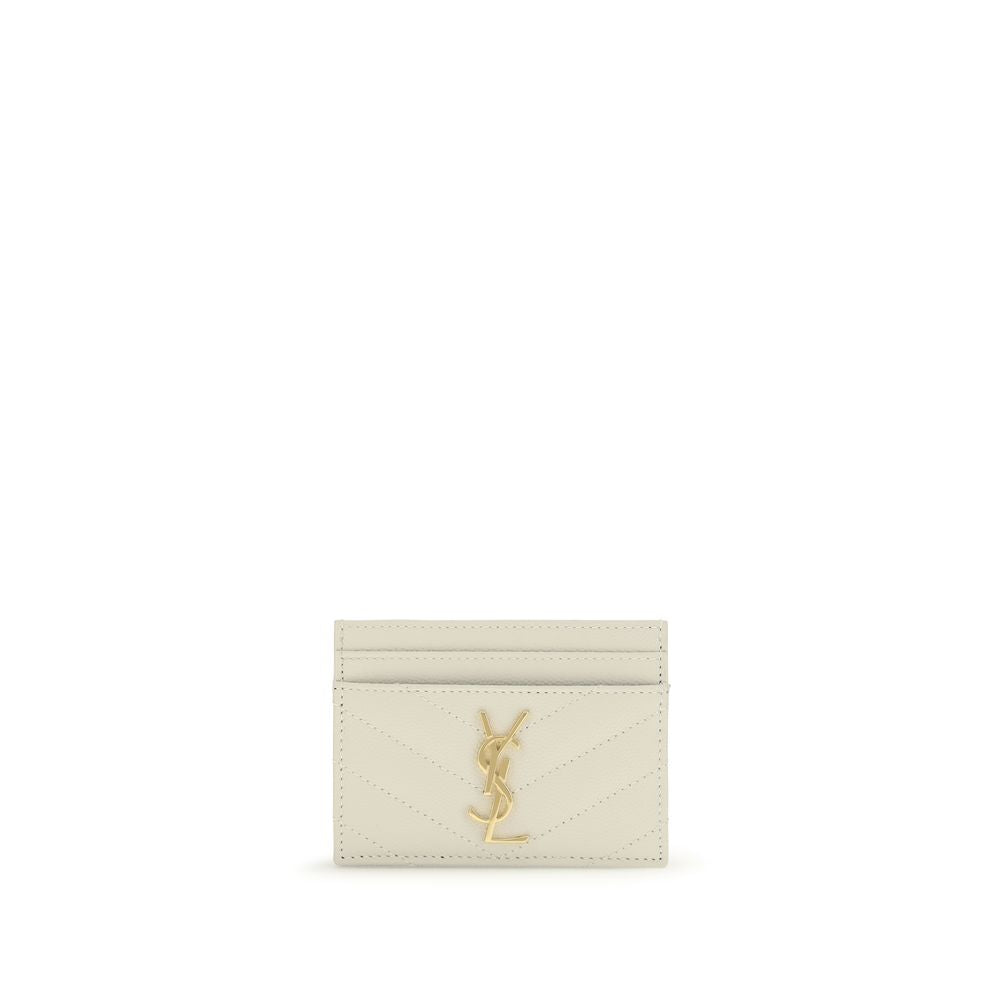 Portefeuille en cuir de veau beige Bos Taurus