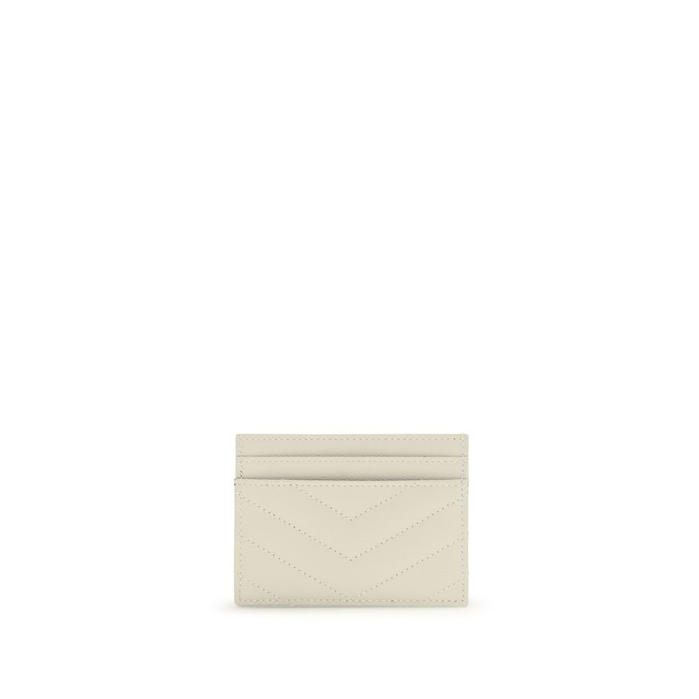 Portefeuille en cuir de veau beige Bos Taurus