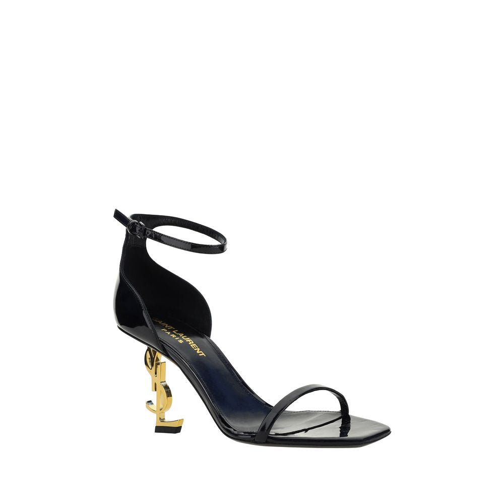 Saint Laurent Opyum Sandals in Patent Calf Leather