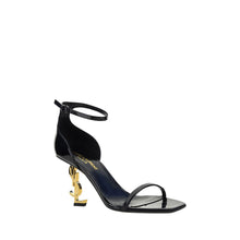 Saint Laurent Opyum Sandals in Patent Calf Leather
