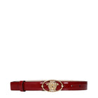 Versace Regular Belt in Red Leather
