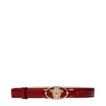 Versace Regular Belt in Red Leather