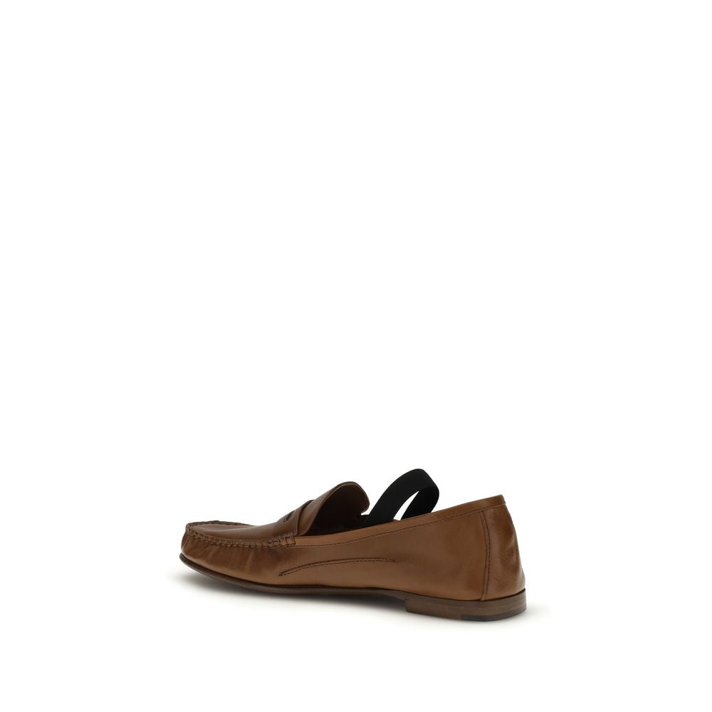 Brown Leather Loafers