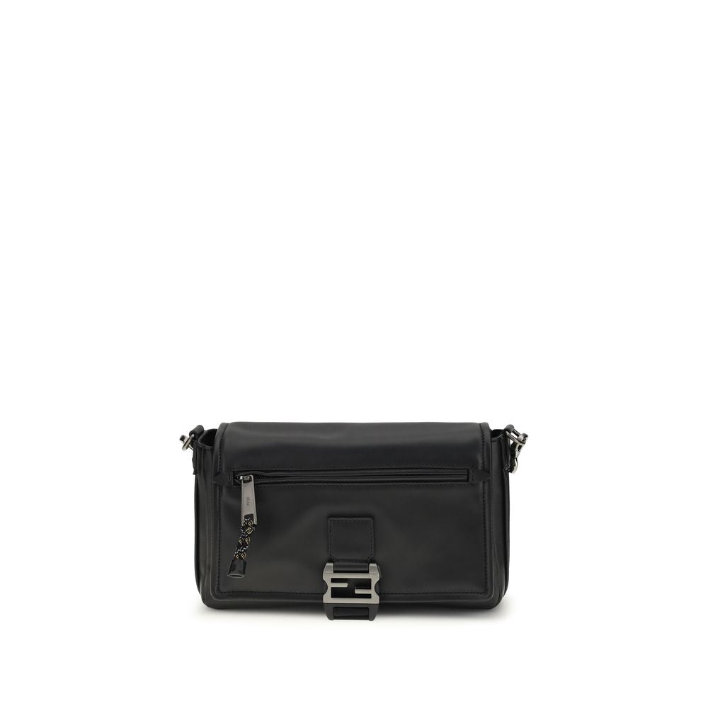 Black Leather Shoulder Bag