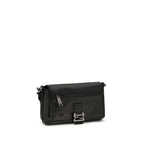 Black Leather Shoulder Bag