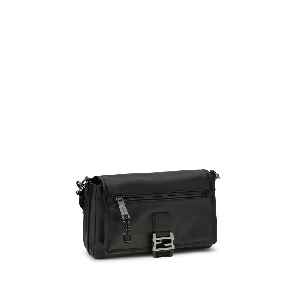 Black Leather Shoulder Bag
