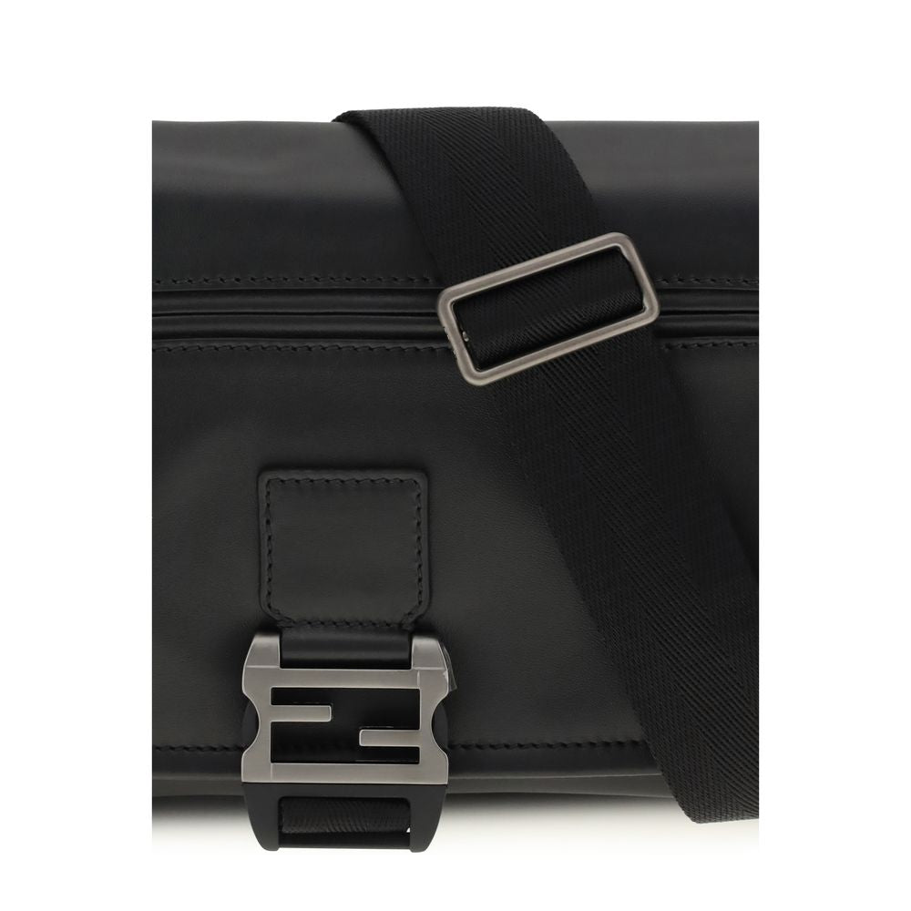 Black Leather Shoulder Bag