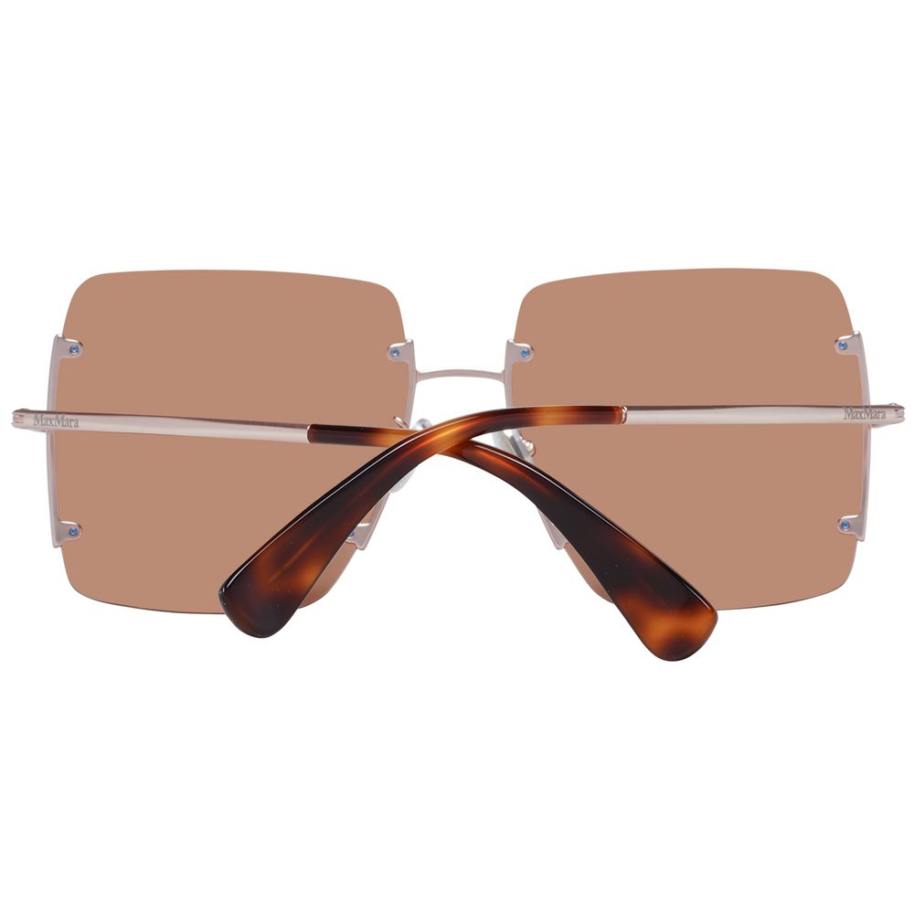 Max Mara Metal Sunglasses in Rose Gold