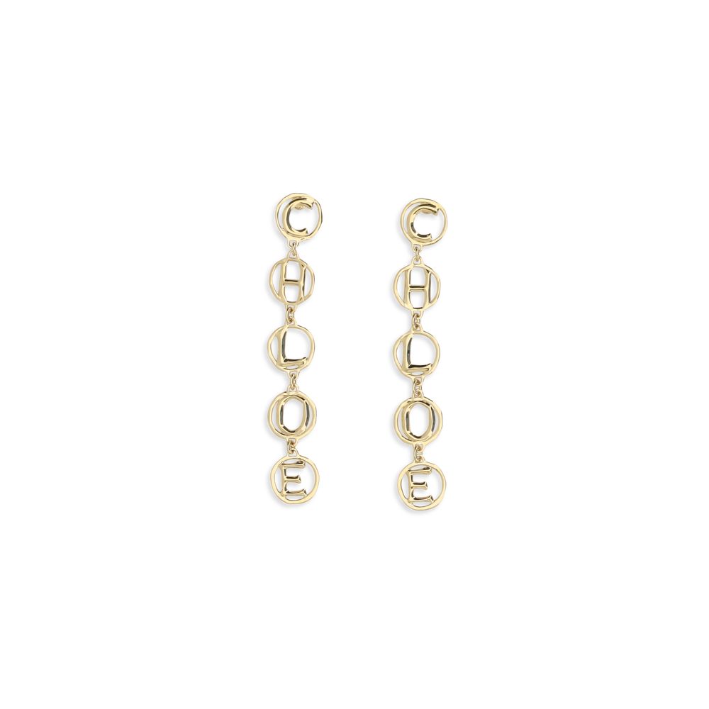 Gold Brass Earrings