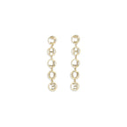 Gold Brass Earrings