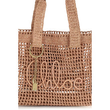 Chloé — Large Summer Banana East-West Tote in Raffia