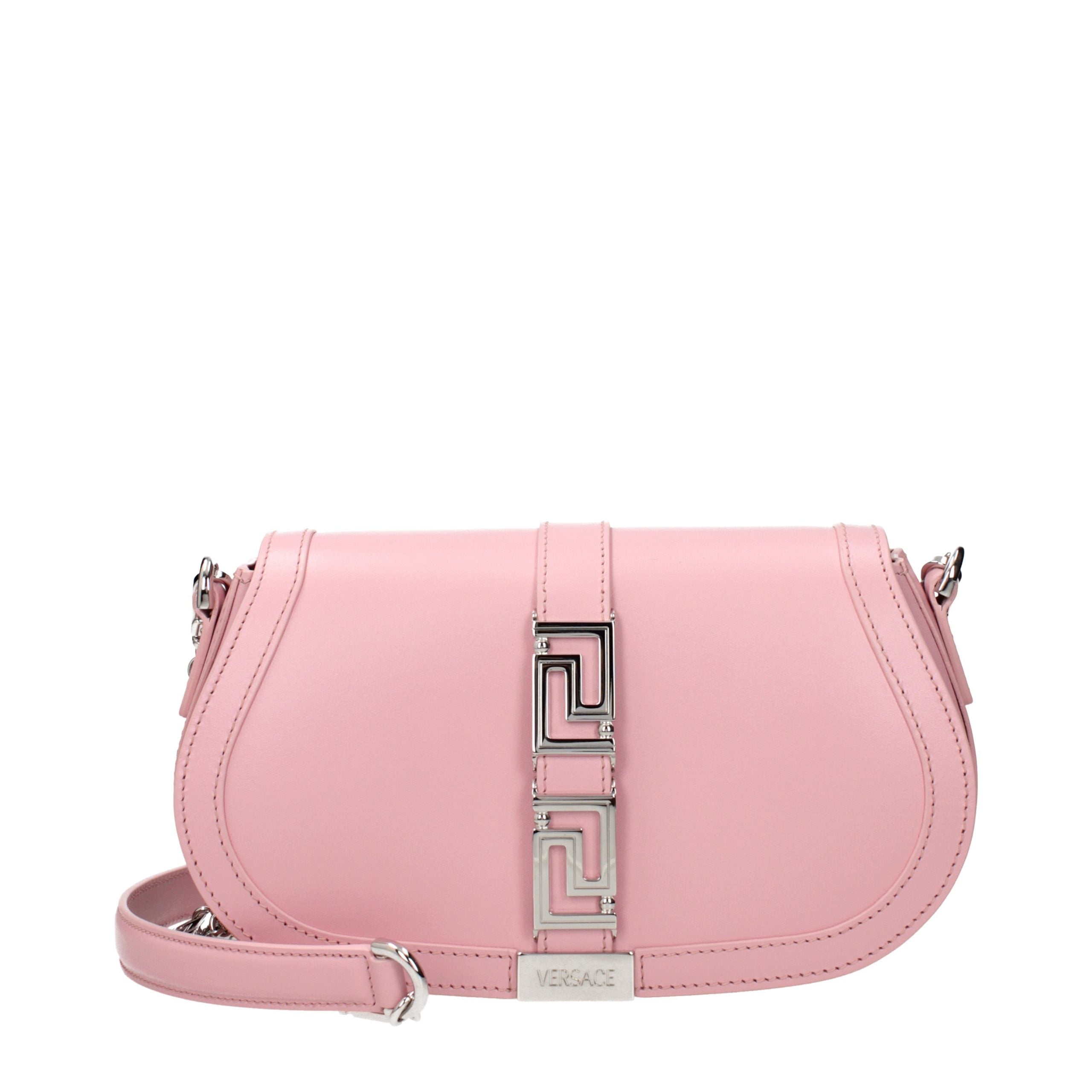 Versace Shoulder Bag in Pink Leather