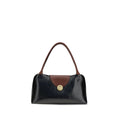 Black Leather Shoulder Bag