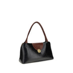 Black Leather Shoulder Bag