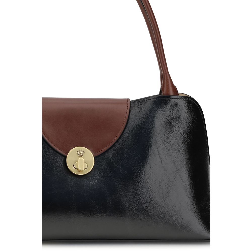 Black Leather Shoulder Bag