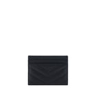 Saint Laurent Calf Leather Bos Taurus Wallet in Black
