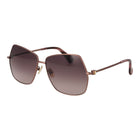 Lunettes de soleil métalliques Max Mara couleur bronze
