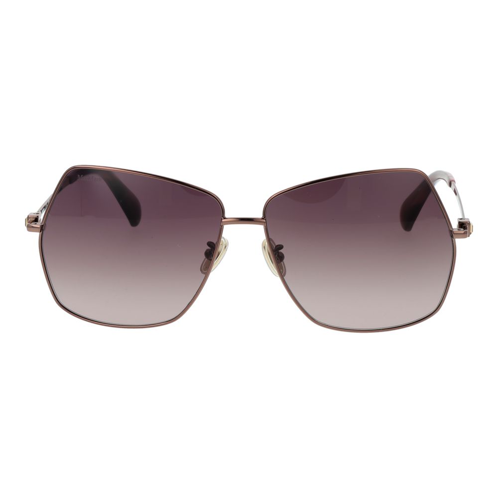 Lunettes de soleil métalliques Max Mara couleur bronze